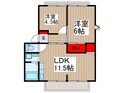 グリ－ンハイツＣの間取図