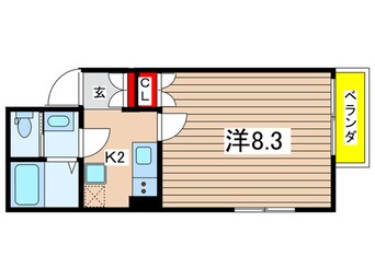 間取図 リブリ・ヒロ二子