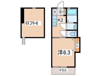 間取図 シオン　ＡＮＤＯ