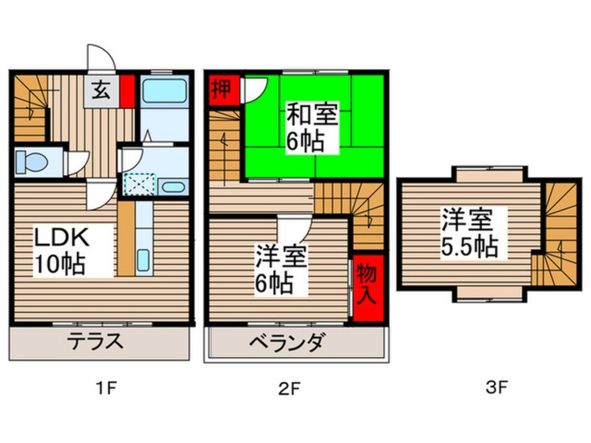 間取図 アルファメゾン上尾D