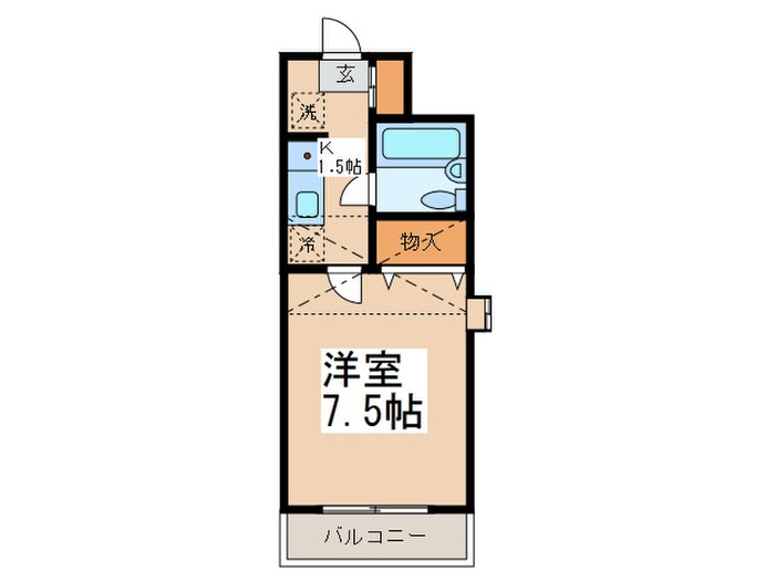 間取り図 メゾンシャレ－