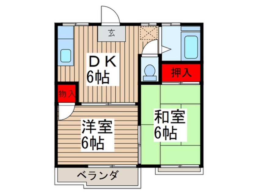 間取図 山口コーポラス