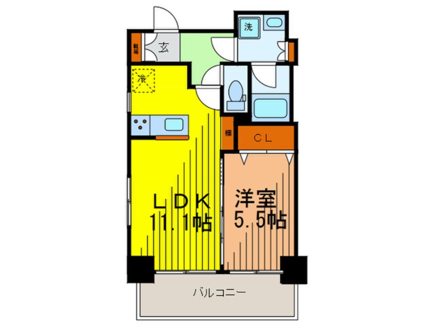 間取図 レクシード両国駅前