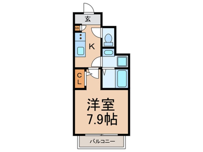 間取図 ミロワ－ル中板橋