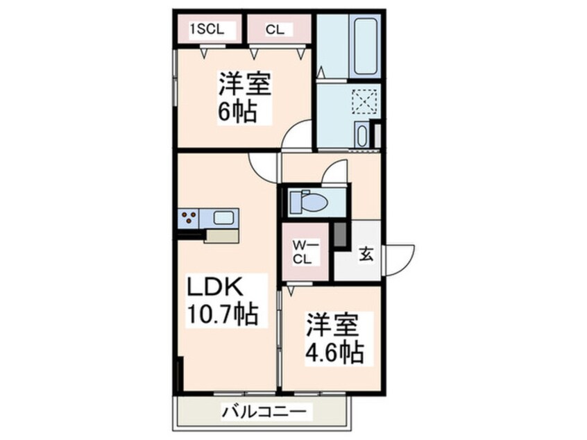 間取図 ハッピー プレイス