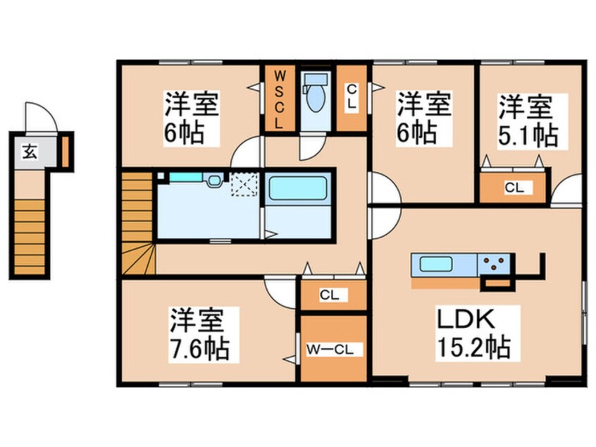 間取図 ハッピー プレイス