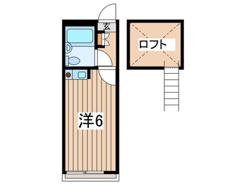 間取図 スカイピア三ツ境