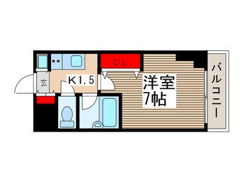 間取図 エマーレ行徳