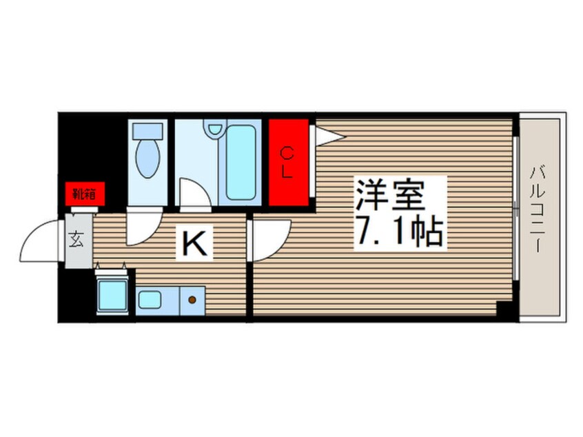 間取図 エマーレ行徳