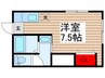 ピンクハイツ 1Rの間取り
