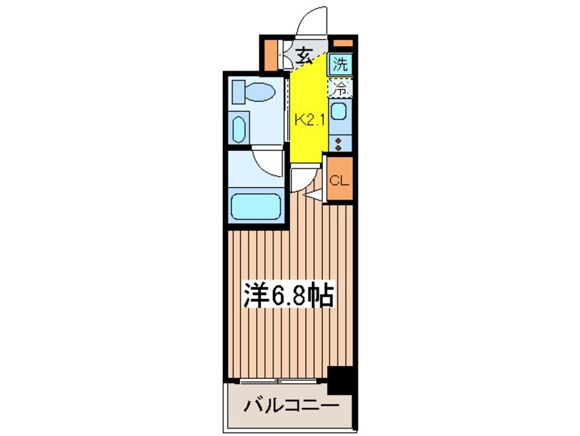 間取図 ﾌﾟﾗｳﾄﾞﾌﾗｯﾄ隅田ﾘﾊﾞ-ｻｲﾄﾞ