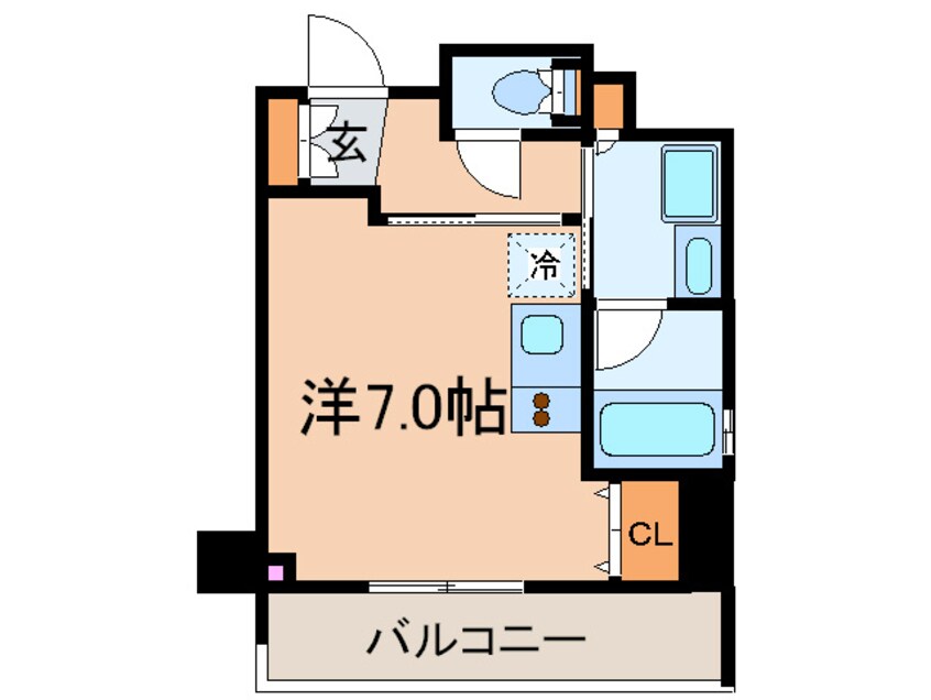 間取図 ﾌﾟﾗｳﾄﾞﾌﾗｯﾄ隅田ﾘﾊﾞ-ｻｲﾄﾞ