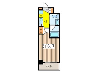 間取図 ﾌﾟﾗｳﾄﾞﾌﾗｯﾄ隅田ﾘﾊﾞ-ｻｲﾄﾞ