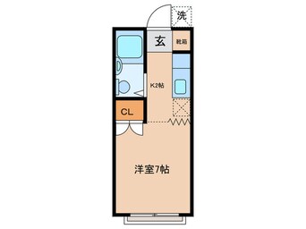 間取図 プライムハイツ