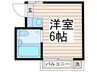 アムール桜台 1Rの間取り