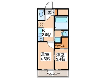 間取図 ｸﾞﾗﾝﾄﾞｺﾝｼｪﾙｼﾞｭ宮崎台(403)