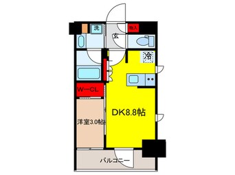 間取図 ルフォンプログレ神田ﾌﾟﾚﾐｱ