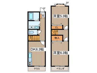 間取図 メゾンラフォ－レ