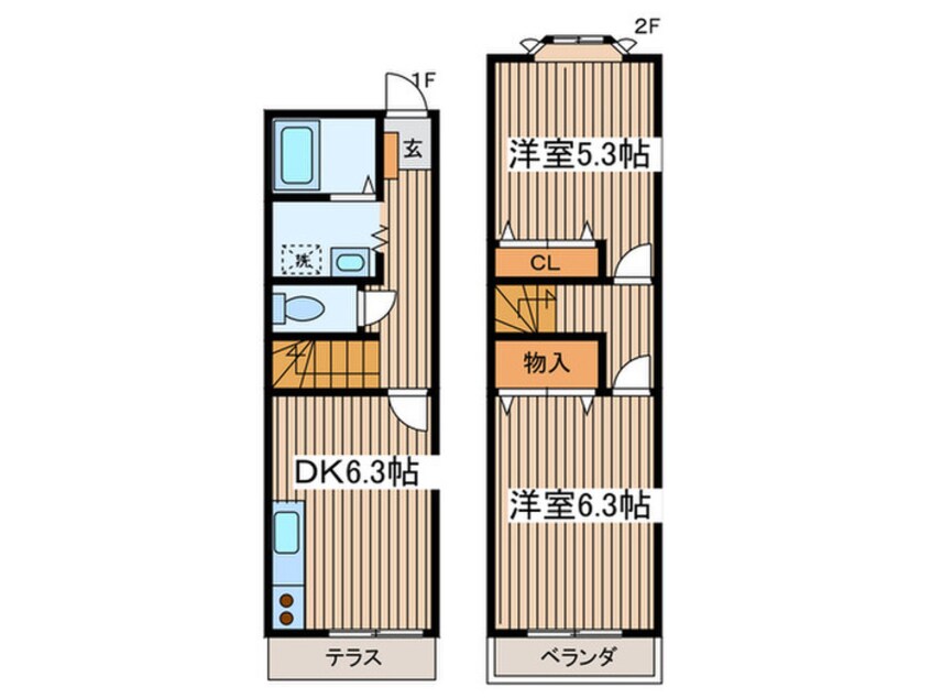 間取図 メゾンラフォ－レ