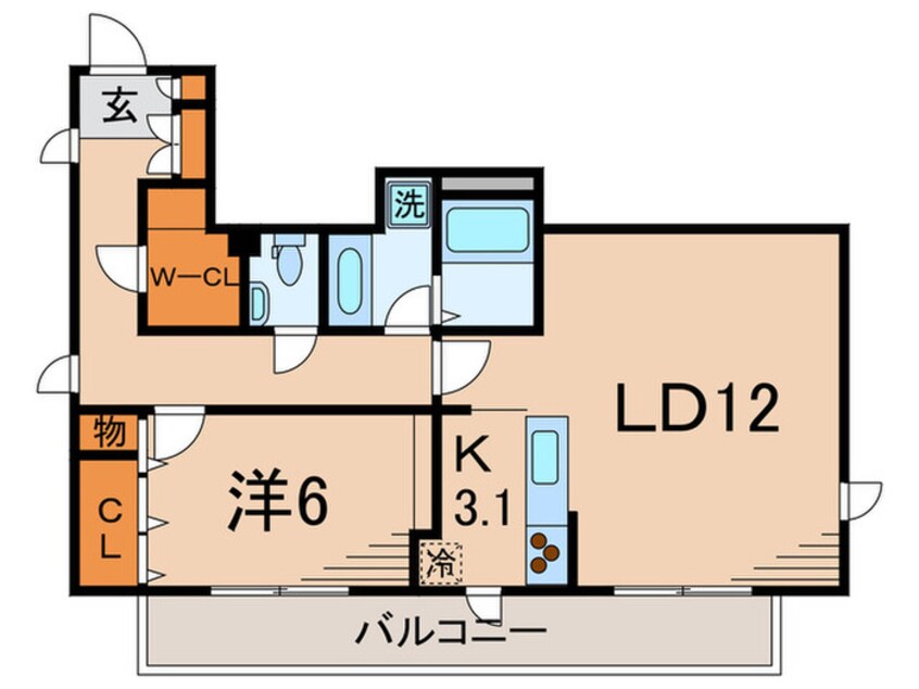 間取図 シャンブル向丘