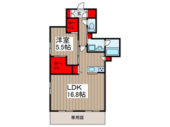 間取図 アイアール　フェリス