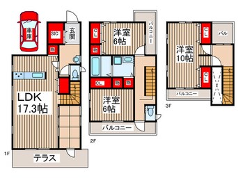 間取図 白子二丁目戸建