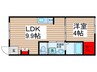 ＳＬＥＥＰ iｎａｇｅ 1LDKの間取り