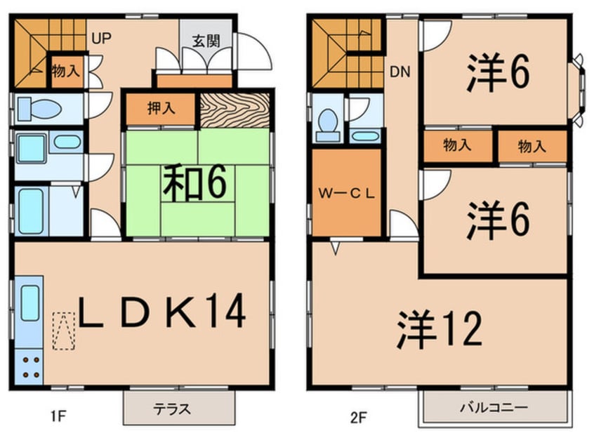 間取図 ハイランドスクエアＢ棟