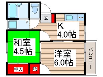 間取図 ヒルズライフⅠ