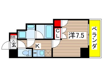 間取図 ガリシア森下Ⅴ（903）