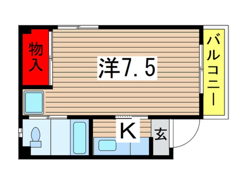 間取図 小仲台マンション