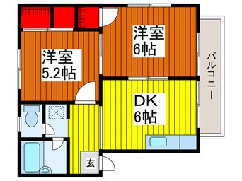 間取図 エステートピア　クロダ