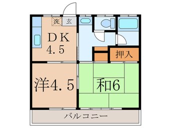 間取図 下井草ハイツ