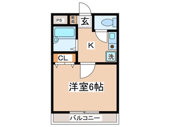 間取図 アドニス・イ－スト