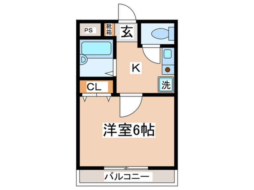 間取図 アドニス・イ－スト