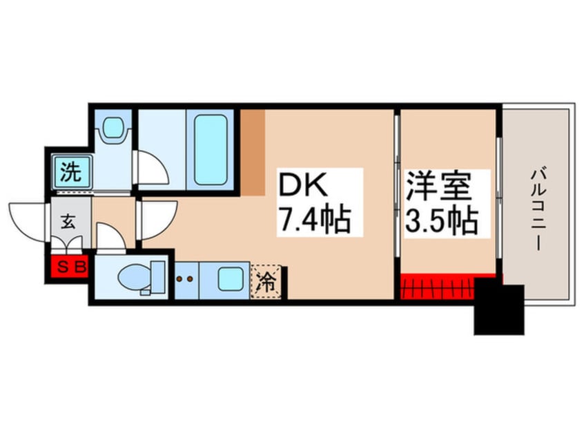 間取図 アーバンパーク清澄白河