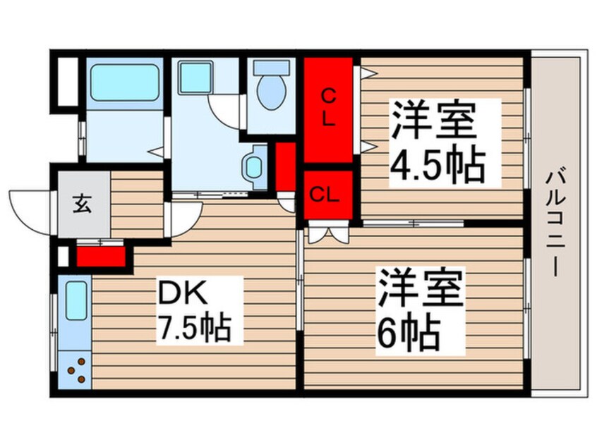 間取図 FELIA西習志野