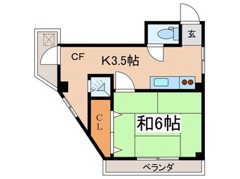 間取図 ベルコ－ポ