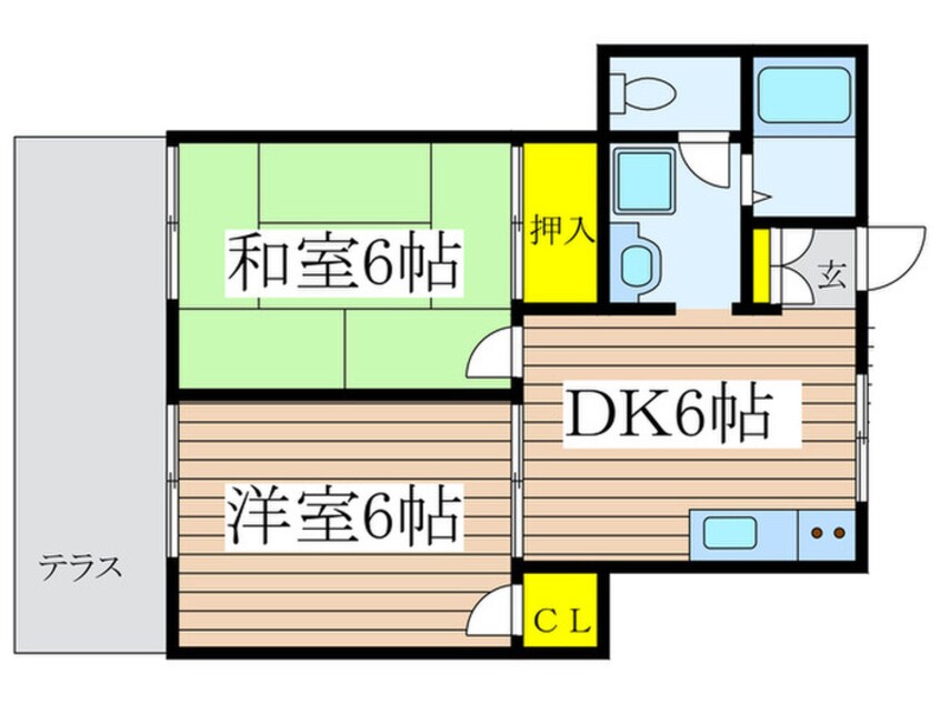 間取図 ホワイト　ヴィラ