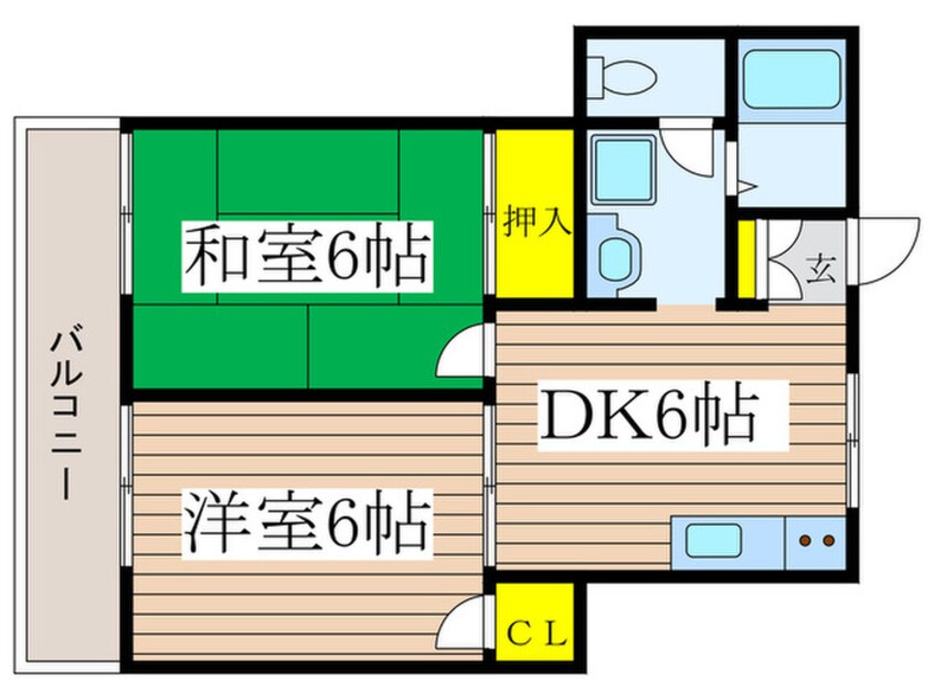 間取図 ホワイト　ヴィラ