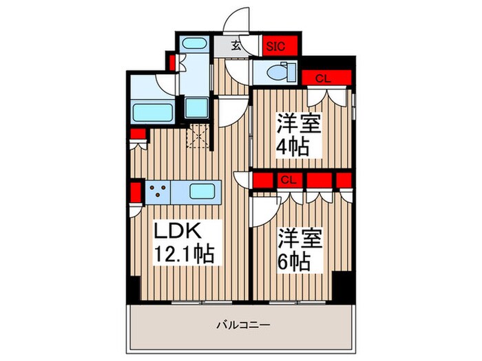 間取り図 シーズンフラッツ浅草言問通り