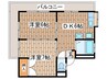 田中ビル 2DKの間取り