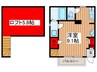 Elysion芝高木 1Rの間取り