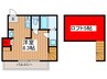 Elysion芝高木 1Rの間取り