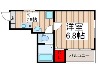 間取図 アクシ－ズグランデ常盤