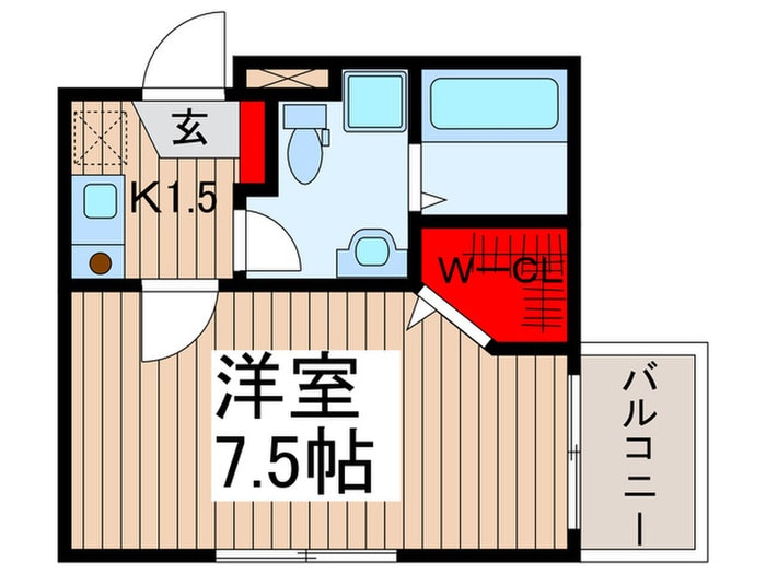 間取り図 アクシ－ズグランデ常盤