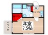 アクシ－ズグランデ常盤 1Kの間取り