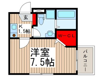 間取図 アクシ－ズグランデ常盤