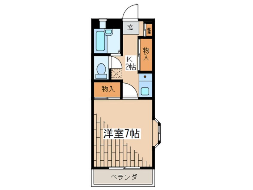 間取図 ハイツＴＯＳＨＩ