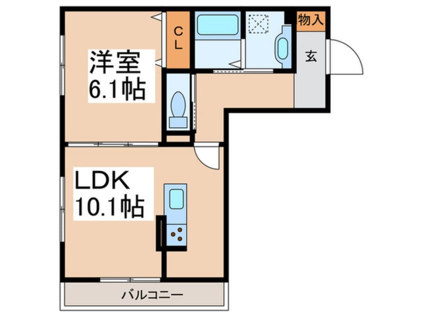 間取図 Frischer MorgenⅢ